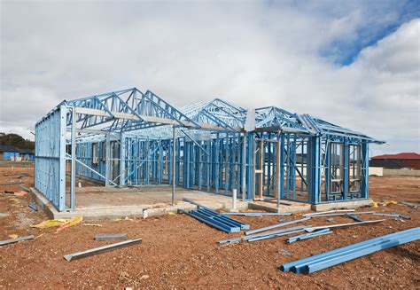 metal studs in a house|using steel studs residential construction.